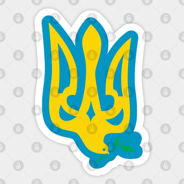 Bird of Peace Ukraine Sticker by STARSsoft